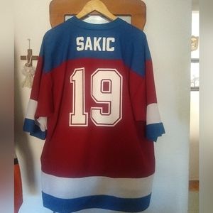 SAKIC logo 7 Avs shirt sleeve jersey
